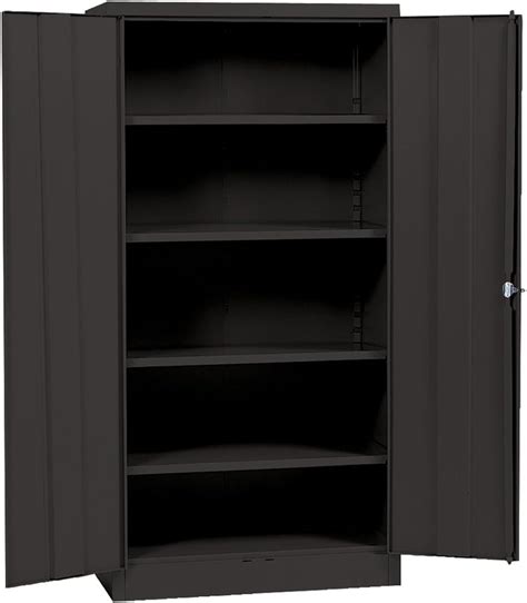 sandusky lee black steel snapit storage cabinet|Sandusky Lee KDE7824.